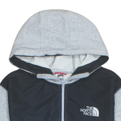 The North Face Men's Grey Full Zip Hoodie Size M Outdoor Fleece