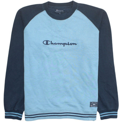 Champion Men's Blue XL Crew Neck Pullover Sweatshirt