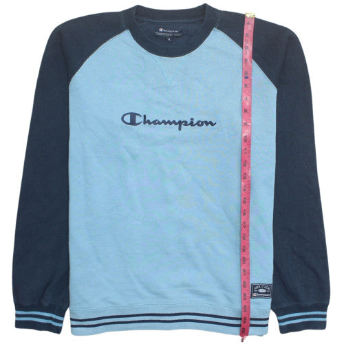 Champion Men's Blue XL Crew Neck Pullover Sweatshirt