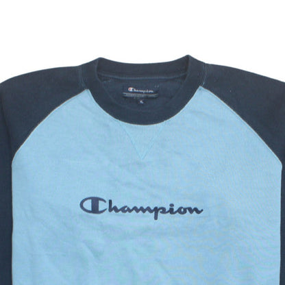 Champion Men's Blue XL Crew Neck Pullover Sweatshirt