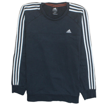 Adidas Men's Black Long Sleeve Crew Neck Pullover Sweatshirt L