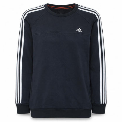 Adidas Men's Black Long Sleeve Crew Neck Pullover Sweatshirt L