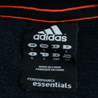Adidas Men's Black Long Sleeve Crew Neck Pullover Sweatshirt L