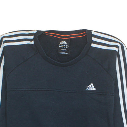 Adidas Men's Black Long Sleeve Crew Neck Pullover Sweatshirt L