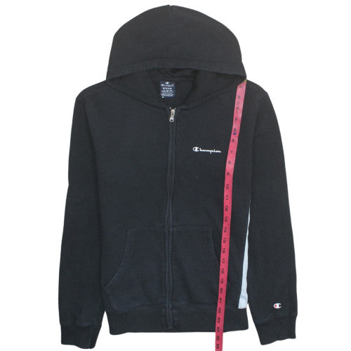 Champion Mens Black Full Zip Hoodie Medium Regular Fit