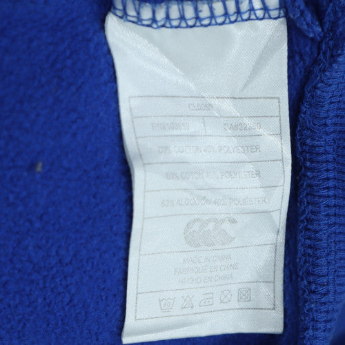Canterbury Men's Blue L Pullover Hoodie Rugby Sportswear