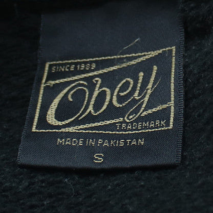 Obey Men's Black Pullover Crew Neck Sweatshirt Size S