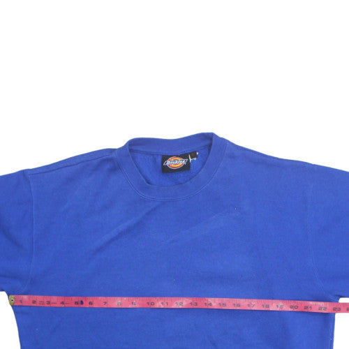 Dickies Mens Blue Crew Neck Sweatshirt L Classic Fit