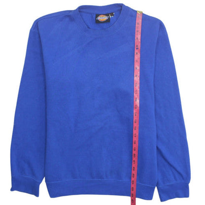 Dickies Mens Blue Crew Neck Sweatshirt L Classic Fit
