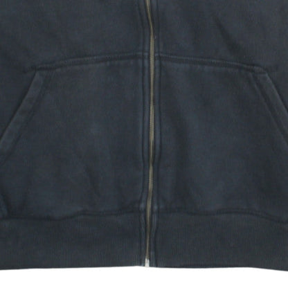 Nike Men's Black Full Zip Hoodie XL Fleece Sports Sweatshirt