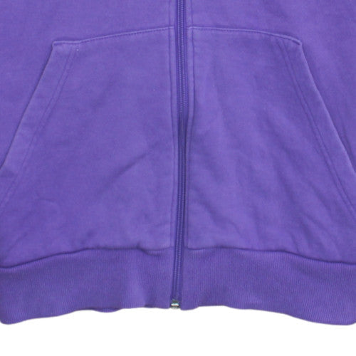 Adidas Men's Purple Full Zip Hoodie Size L Sportswear