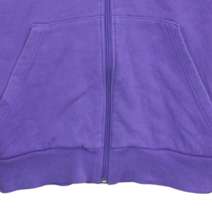 Adidas Men's Purple Full Zip Hoodie Size L Sportswear