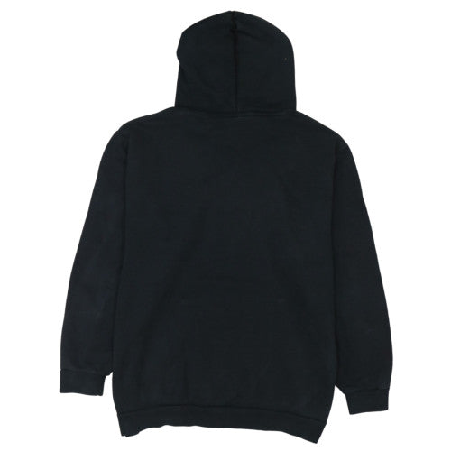 adidas Men’s Black XL Pullover Hoodie Embroidered Trefoil Fleece