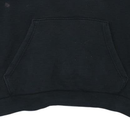 adidas Men’s Black XL Pullover Hoodie Embroidered Trefoil Fleece