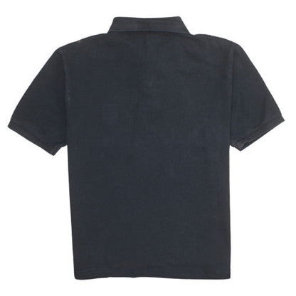 Stone Island Men’s Black Regular Fit Cotton Polo Shirt M