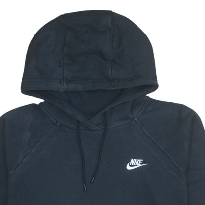 Nike Men’s Black Pullover Hoodie L Fleece Regular Fit Logo Sportswear