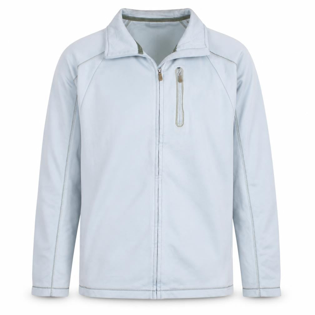 Columbia Men's Grey L Full Zip Lightweight Fleece Active Jacket