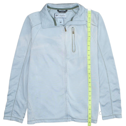 Columbia Men's Grey L Full Zip Lightweight Fleece Active Jacket