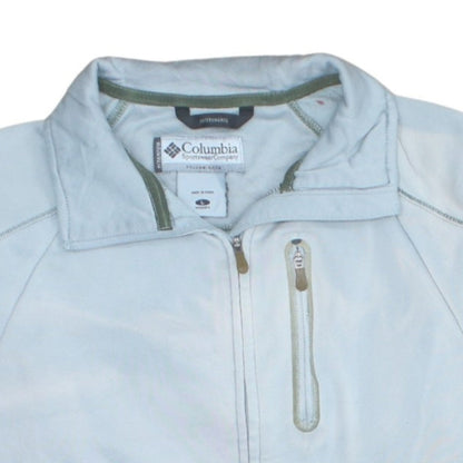 Columbia Men's Grey L Full Zip Lightweight Fleece Active Jacket