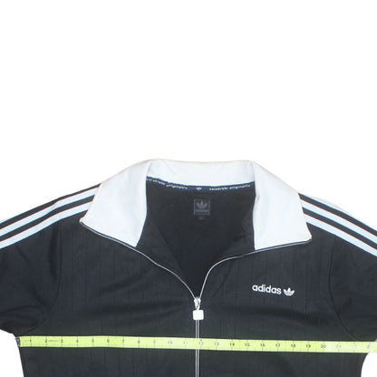Adidas Men's Black Full Zip Collared Sweatshirt L Sports Style