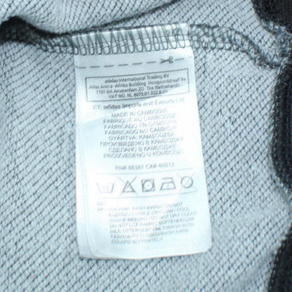 Adidas Mens Grey Full Zip Hoodie L Regular Fit Sportswear