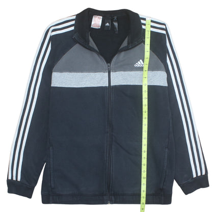 Adidas Mens Blue Full Zip Sweatshirt Jacket Size L Sportswear