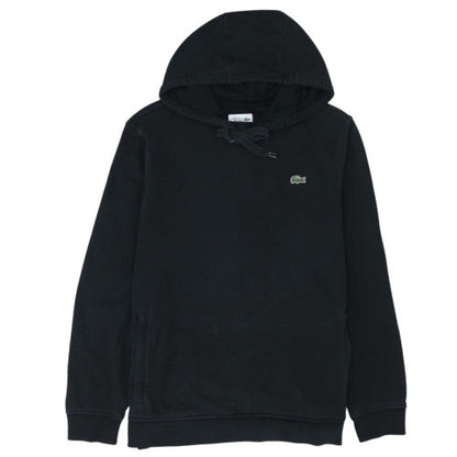 Lacoste Sport Men’s Black Pullover Hoodie XL Cotton Blend