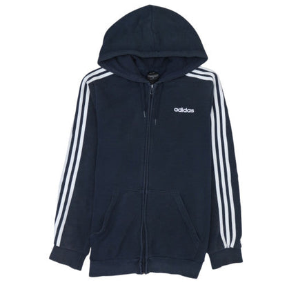 Adidas Men's Blue Full Zip Hoodie M Sportswear Sweatshirt