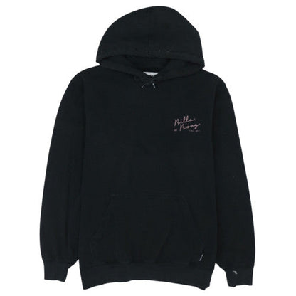Billabong Mens Black Pullover Hoodie L Graphic Logo Surf Fleece