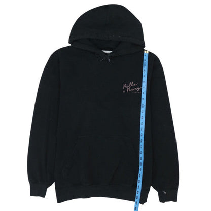 Billabong Mens Black Pullover Hoodie L Graphic Logo Surf Fleece