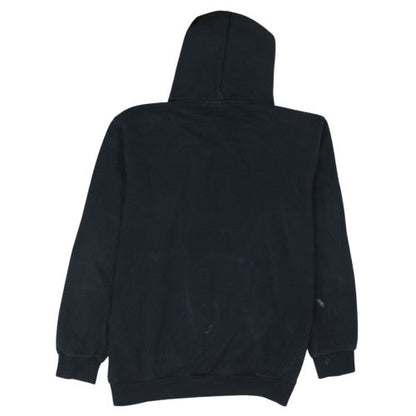 adidas Men's Black XL Pullover Hoodie Graphic Print Logo Fleece