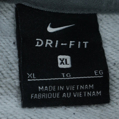 Nike Men Grey XL Dri-Fit Crew Neck Pullover Sweatshirt