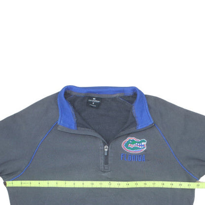 Colosseum Mens Grey Florida Gators 1/4 Zip Pullover Sweatshirt Size S