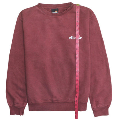Ellesse Mens Brown Crew Neck Pullover Sweatshirt M
