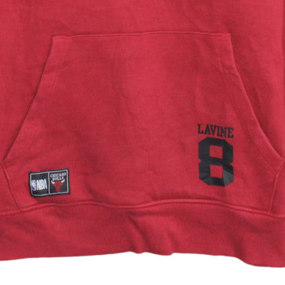Primark NBA Chicago Bulls Red Men's Pullover Hoodie Size L