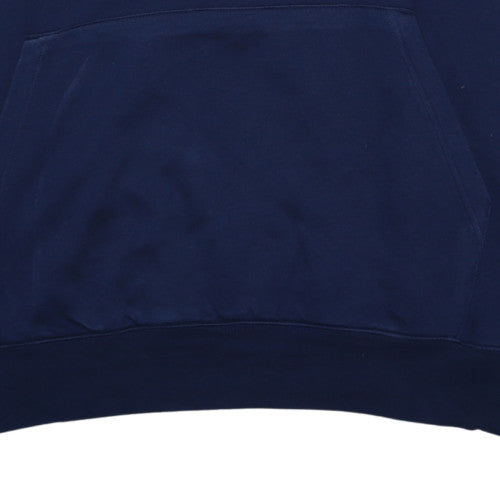 Nike Men's Blue Pullover Hoodie L Logo Sports Fleece Sweatshirt