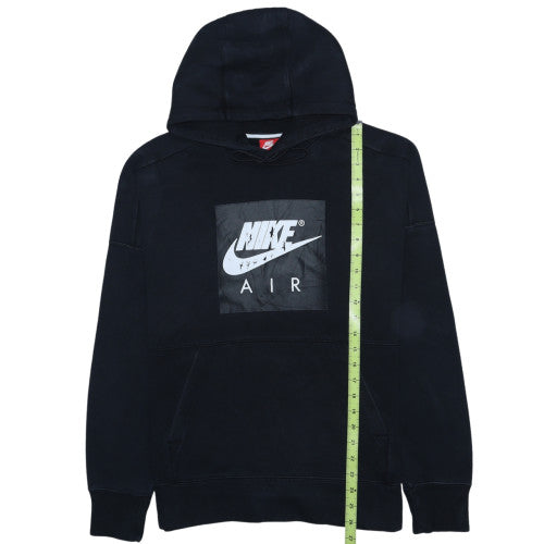 Nike Mens Black Pullover Hoodie S Regular Fit Fleece Sportswear