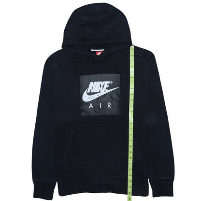 Nike Mens Black Pullover Hoodie S Regular Fit Fleece Sportswear