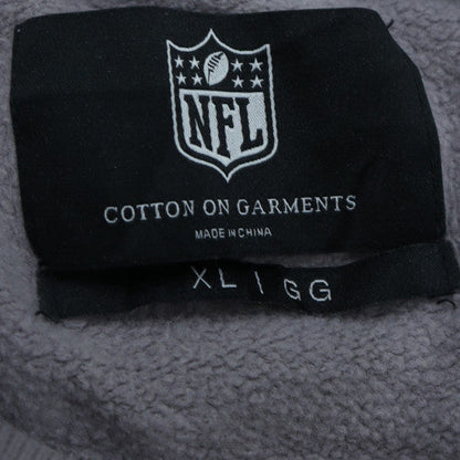 Cotton On NFL Carolina Panthers Grey Men's XL Pullover Sweatshirt