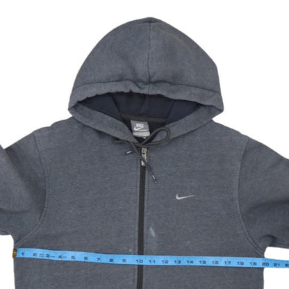 Nike Mens Grey Full Zip Hoodie Size S Sportswear Cotton Blend