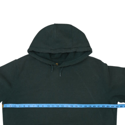 Carhartt Men Green Pullover Hoodie L Regular Fleece Cotton Blend