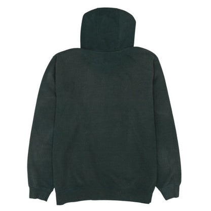 Carhartt Men Green Pullover Hoodie L Regular Fleece Cotton Blend