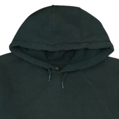 Carhartt Men Green Pullover Hoodie L Regular Fleece Cotton Blend