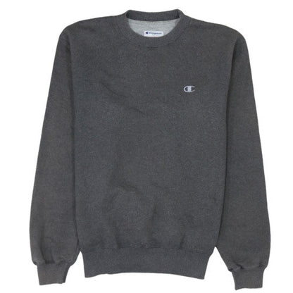 Champion Men's Grey Pullover Sweatshirt M Heavyweight Fleece Crew Neck