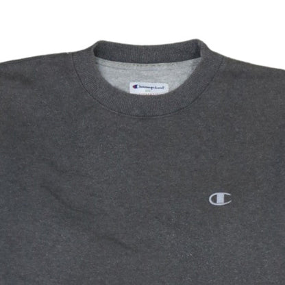 Champion Men's Grey Pullover Sweatshirt M Heavyweight Fleece Crew Neck