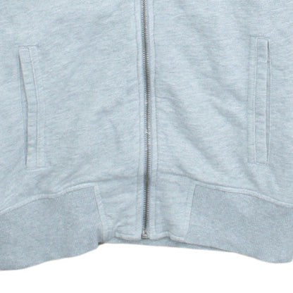 Calvin Klein Jeans Men's Grey Full Zip Hoodie Size M Logo Jersey