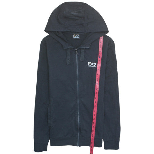 Emporio Armani EA7 Men's Black Full Zip Hoodie Size M