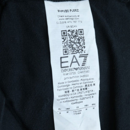 Emporio Armani EA7 Men's Black Full Zip Hoodie Size M