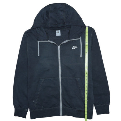 Nike Men's Black Full Zip Hoodie 2XL Fleece Sweatshirt