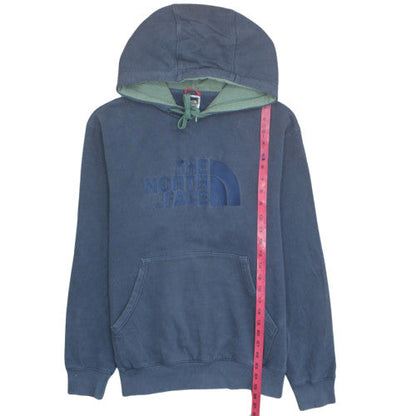The North Face Men's Blue Pullover Hoodie Size M Outdoor Fleece